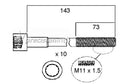 PERMASEAL HBS178 HEAD BOLT KIT FOR TOYOTA 2AZ-FE M11 x 142UHL x 1.5mm