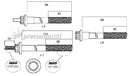 PERMASEAL HBS139 HEAD BOLT KIT JEEP ERH 4.0 L CHEROKEE WRANGLER 7/16¨x94/113