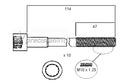 PERMASEAL HBS075 HEAD BOLT KIT FOR TOYOTA 4A-GE 20V COROLLA M10x1.25x114