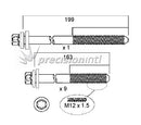 PERMASEAL HBS219 HEAD BOLT KIT FOR HONDA F23A F23Z ACCORD ODYSSEY M12x1.5x163/199