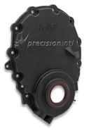 HOLLEY 21-151 SBC TIMING CHAIN COVER WITHOUT CRANK SENSOR BLACK FINISH