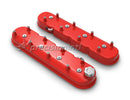 HOLLEY 241-113 LS ALLOY VALVE COVERS TALL GLOSS RED