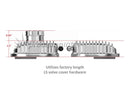 HOLLEY 241-131 LS VINTAGE FINNED VALVE COVERS POLISHED