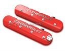 HOLLEY 241-404 TALL LS BOWTIE VALVE COVERS RED