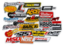 HOLLEY 36-462 GO FAST STICKER PACK 24X VINYL DECALS