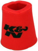 K&N 25-0810 AIRFORCE PRECLEANER WRAP RED 6"BASE 5"TOP 9"HIGH TAPERED