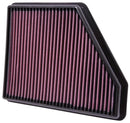 K&N 33-2434 Replacement Air Filter CHEVROLET CAMARO V6-3.6/V8-6.2L 2010-2015