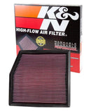 K&N 33-2458 REUSABLE AIR FILTER BMW 135I 335I X1 2010-On
