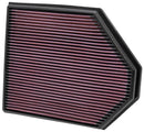 K&N 33-2465 REUSABLE AIR FILTER BMW X3 L6-3.0L F/I, 2011-2017