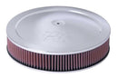 K&N 60-1264 Custom Air Filter Assembly 5-1/8"Flg 14"Dia 4.62"H W/Vnt