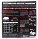 K&N 60-1280 CUSTOM REUSABLE 14¨X 3¨ROUND AIR FILTER 5.125¨FL 2.75¨H 1-1/4¨ DROP