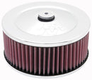 K&N 60-1330 Custom Air Filter Assembly 5-1/8"Flg 7"Od 4"H V/S - Short