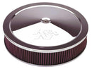 K&N 60-1640 Custom Air Filter Assembly 7-5/16"Flange 16"Dia 3-1/4"H