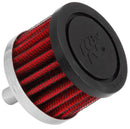 K&N 62-1000 REUSABLE VENT BREATHER AIR FILTER 3/8 VENT 2 D 1-1/2 H STEEL BASE