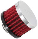 K&N 62-1320 REUSABLE VENT BREATHER AIR FILTER 3/8"ID FLANGE CV 2"D 1-1/2"H