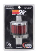 K&N 62-1340 REUSABLE VENT AIR FILTER BREATHER 0.625¨ID FLANGE 2¨OD 1.5¨HIGH