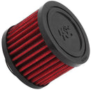 K&N 62-1410 REUSABLE VENT BREATHER FILTER 1"VENT 3"DIA 2-3/8"H RUBBER TOP
