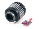 K&N 62-1430 REUSABLE VENT BREATHER FILTER 1-3/8" VENT 3"D 2-1/2"H RUBBER