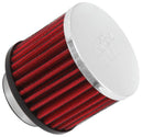 K&N 62-1460 VENT AIR FILTER 1.5¨FLANGE 3¨DIA 2.5¨HIGH CHROME TOP