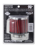 K&N 62-1460 VENT AIR FILTER 1.5¨FLANGE 3¨DIA 2.5¨HIGH CHROME TOP
