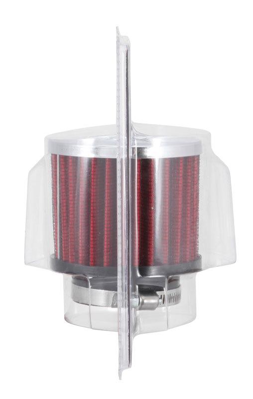 K&N 62-1480 REUSABLE VENT BREATHER AIR FILTER 1-3/4"VENT 3"D 2-1/2"H CHROME