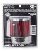 K&N 62-1490 REUSABLE VENT BREATHER AIR FILTER C.V. 3"OD 2-1/2"H PUSH IN-GM S