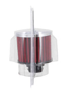 K&N 62-1490 REUSABLE VENT BREATHER AIR FILTER C.V. 3"OD 2-1/2"H PUSH IN-GM S