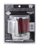 K&N 62-1513 REUSABLE VENT BREATHER AIR FILTER C/V 1-3/8"FL 3"OD 2-1/2"HW-D/S