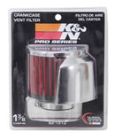 K&N 62-1513 REUSABLE VENT BREATHER AIR FILTER C/V 1-3/8"FL 3"OD 2-1/2"HW-D/S