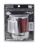 K&N 62-1514 REUSABLE VENT BREATHER AIR FILTER C/V 1-1/2"FL 3"OD 2-1/2H W-D/S
