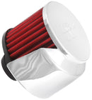K&N 62-1516 REUSABLE VENT BREATHER AIR FILTER C/V PUSH IN 3"OD 2-1/2"H W-D/S