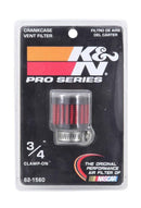 K&N 62-1560 BREATHER AIR FILTER 3/4"FLG 1-3/8"OD 1-1/8"H