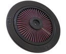 K&N 66-0901 REUSABLE BLACK X-STREAM 9¨ ROUND AIR FILTER TOP 1¨ HIGH