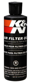 K&N 99-0533 FILTER OIL 8 OZ SQUEEZE BOTTLE FOR REUSABLE AIR FILTERS