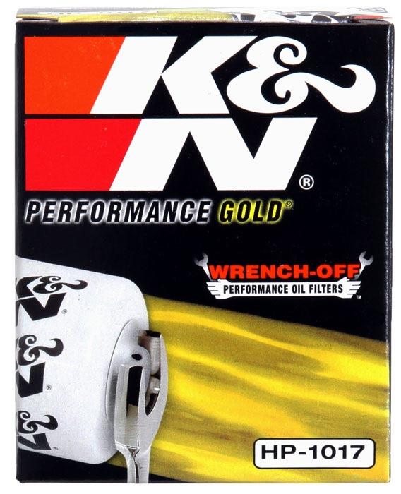 K&N HP-1017 PREMIUM WRENCH OFF OIL FILTER EACH VARIOUS MAKES EQUIVALENT Z663