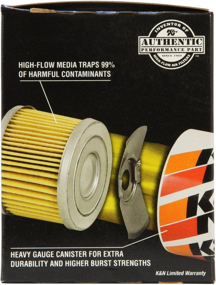 K&N Oil Filter - High Performance-Series Compatible With Lexus, Scion, Toyota (HP-7021 - View #3