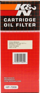 K&N HP-7008 OIL FILTER HIGH PERF VARIOUS MERCEDES BENZ MODELS EQV R2596P