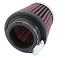 K&N RC-1070 Universal Chrome Air Filter 1-11/16 Flg 3 B 2 T 2-3/4 H