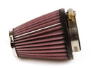 K&N RC-1920 Universal Chrome Air Filter 2-1/8"Flg 3-1/2"B 2"T 4"H