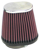 K&N RC-2890 UNIVERSAL REUSABLE CHROME AIR FILTER 2-1/8" O/S FLG 4 X 3"B 3 X 2"