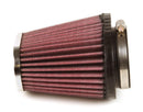 K&N RC-2900 UNIVERSAL REUSABLE CHROME AIR FILTER 2-1/8" O/S FLG 4 X 3"B 3 X 2"
