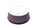 K&N RC-4840 Universal Chrome Air Filter 3-7/8Flg 6-3/4B 5-7/8T 2