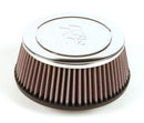 K&N RC-4840 Universal Chrome Air Filter 3-7/8Flg 6-3/4B 5-7/8T 2