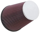 K&N RC-5046 UNIVERSAL REUSABLE CHROME AIR FILTER 6 FLG 7-1/2 B 4-1/2 T 9 H