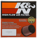 K&N RC-9360 UNIVERSAL REUSABLE CHROME AIR FILTER 64MM Id 118MM B OD 89MM T OD