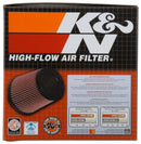 K&N RC-9360 UNIVERSAL REUSABLE CHROME AIR FILTER 64MM Id 118MM B OD 89MM T OD