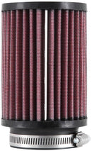 K&N RD-0710 UNIVERSAL REUSABLE RUBBER AIR FILTER 2-1/2 FLG 3-1/2 OD 5 H