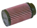 K&N RD-0720 UNIVERSAL REUSABLE RUBBER AIR FILTER 2-1/2"FLG 3-1/2"OD 6"H