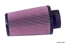 K&N RE-0920 UNIVERSAL REUSABLE RUBBER AIR FILTER 3-1/2"Id FLG 6" B 4-5/8"T 9"