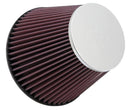 K&N RF-1048 UNIVERSAL REUSABLE AIR FILTER 6 FLG 7-1/2 B 4-1/2 T 6 H